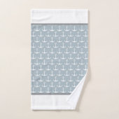 Schelpen Wit Ankers Bad Handdoek (Handdoek)