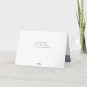 Schelpenanker Boot Diagonale Strepen Draaikolk Mod Bedankkaart (Achterkant)