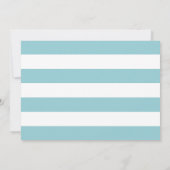 Schelpenanker Teal Blauw Foto Bruiloft Save The Date (Achterkant)