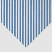 Schelpenblauw Witte Strepen Vloeipapier Tissuepapier (Detail)