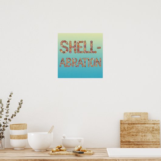 Schelpenfeest Poster (Keuken)