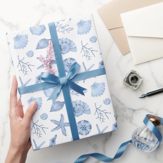 Schelpengiftpapier Strand Cadeaupapier (Geschenken)