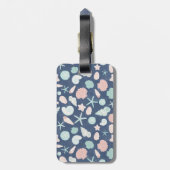 schelpenpatroon bagagelabel (Achterkant verticaal)