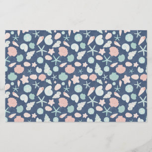 schelpenpatroon briefpapier