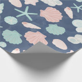 schelpenpatroon cadeaupapier (Hoek)