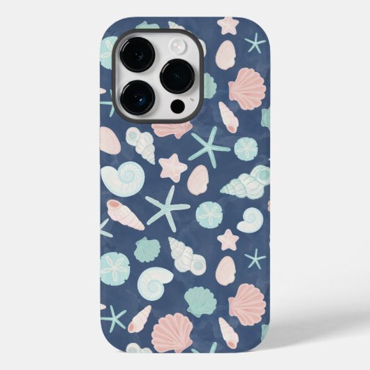 schelpenpatroon Case-Mate iPhone case (Achterkant)
