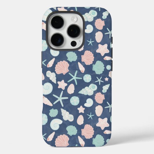 schelpenpatroon Case-Mate iPhone case (Achterkant)