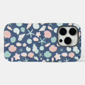 schelpenpatroon Case-Mate iPhone case (Achterkant (horizontaal))