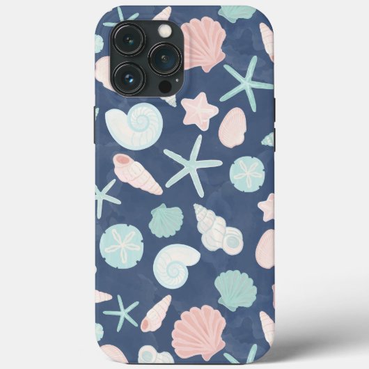 schelpenpatroon Case-Mate iPhone case (Achterkant)