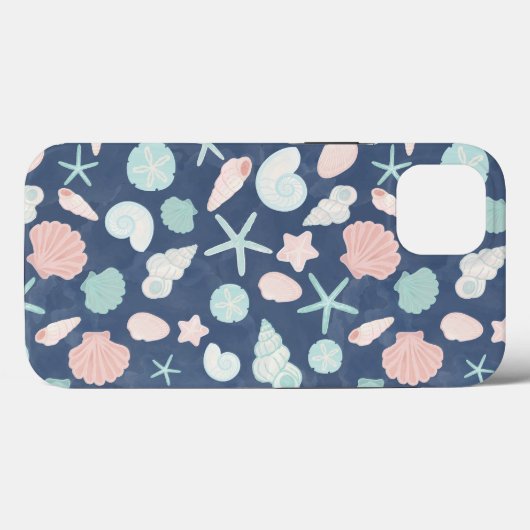 schelpenpatroon Case-Mate iPhone case (Achterkant (horizontaal))