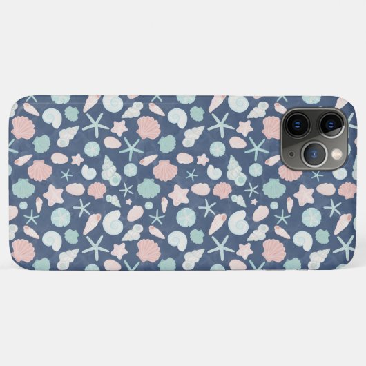schelpenpatroon Case-Mate iPhone case (Achterkant (horizontaal))