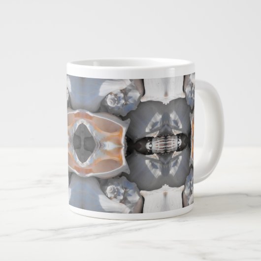 Schelpenpatroon Grote Koffiekop (Voorkant rechts)