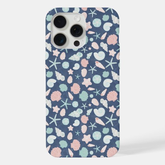 schelpenpatroon iPhone hoesje (Achterkant)
