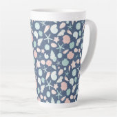 schelpenpatroon latte mok (Rechterhoek)