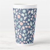 schelpenpatroon latte mok (Voorkant)