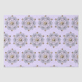 Schelpenpatroon Lavendel Tissuepapier (Voorkant)