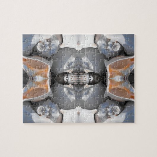 Schelpenpatroon Legpuzzel (Horizontaal)