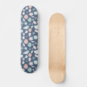 schelpenpatroon persoonlijk skateboard (Voorkant)