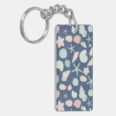 schelpenpatroon sleutelhanger (Voorkant Links)
