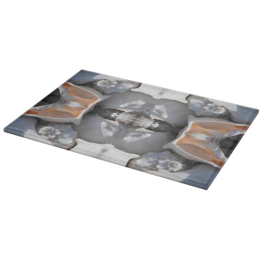 Schelpenpatroon Snijplank (Hoek)