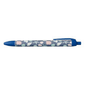 schelpenpatroon zwarte inkt pen (Bovenkant)