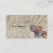 Schelpenprofielkaart Visitekaartje (Achterkant)