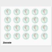 Schelpensticker Ronde Sticker (Vel)