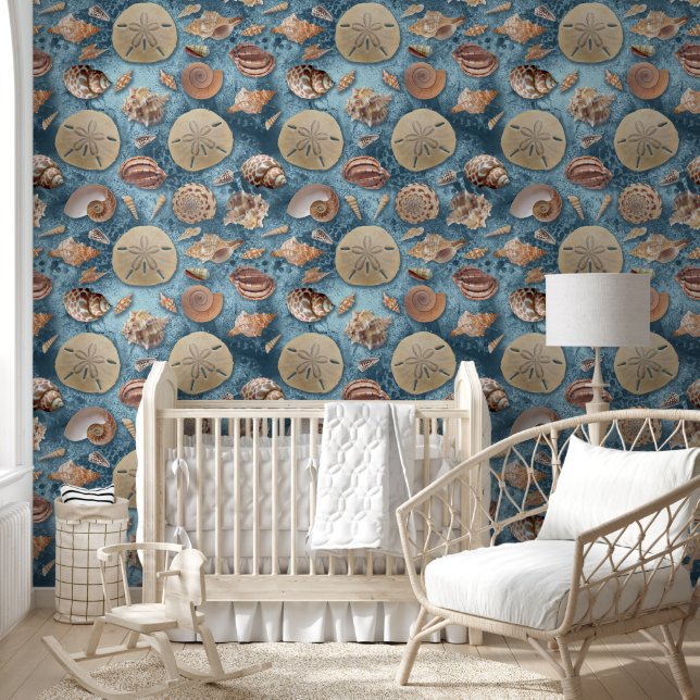 Schelpenverzameling Behang (Kinderen)
