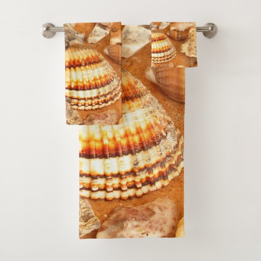 Schelpenverzameling op het strand bad handdoek (Insitu)