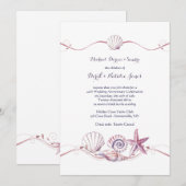 Schelpenverzameling Uitnodiging (Voorkant / Achterkant)