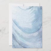 Schelpfeest Waterverf Strand Zeester Zee Schelpen Save The Date (Achterkant)