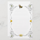 Schelphoningbijen, gelijnd briefpapier (Voorkant / Achterkant)