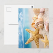 Schelpjes  briefkaart (Voorkant / Achterkant)