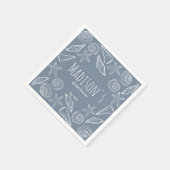 Schelpjes en Zeesterren Kust Bruidsmeisjes Bruilof Servet (Hoek)