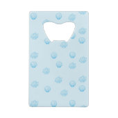 Schelpjes Omlijning Minimalisme Creditkaart Flessenopener (Achterkant)