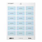 Schelpjes Omlijning Minimalisme Etiket (Full Sheet)
