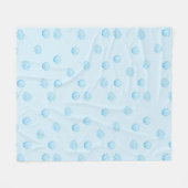Schelpjes Omlijning Minimalisme Fleece Deken (Voorkant (Horizontaal))