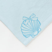 Schelpjes Omlijning Minimalisme Fleece Deken (Hoek)