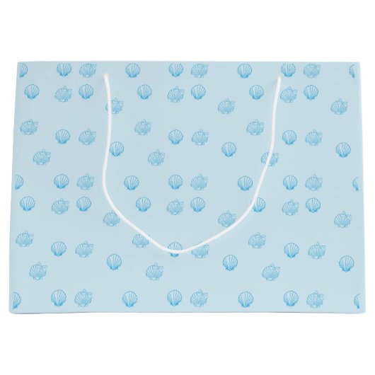 Schelpjes Omlijning Minimalisme Groot Cadeauzakje (Voorkant)