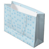 Schelpjes Omlijning Minimalisme Groot Cadeauzakje (Voorkant Gekanteld)