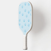 Schelpjes Omlijning Minimalisme Pickleball Paddle (Links)