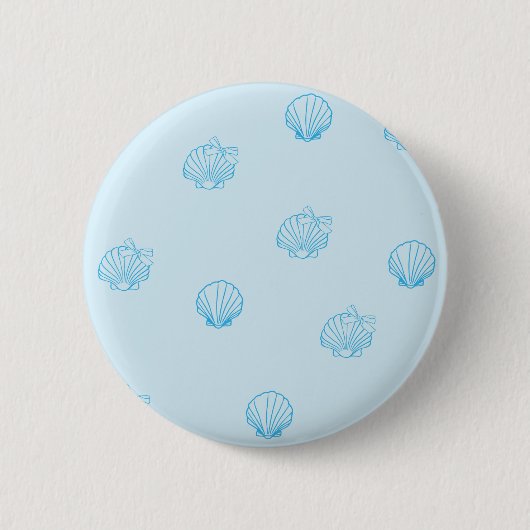 Schelpjes Omlijning Minimalisme Ronde Button 5,7 Cm (Voorkant)