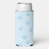 Schelpjes Omlijning Minimalisme Seltzer Blikjeskoeler (Seltzer Achterkant)