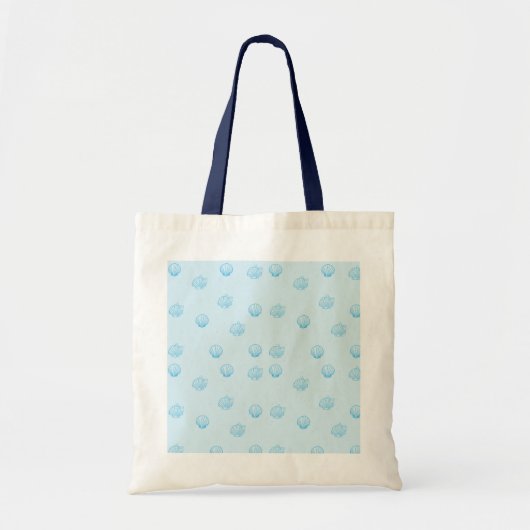 Schelpjes Omlijning Minimalisme Tote Bag (Voorkant)