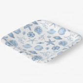 Schelpjes Papieren Bordje (Gebogen)