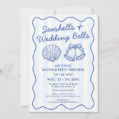 Schelpjes & Trouwbellen Bachelorette Reisplan Kaart (Voorkant)