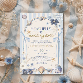 Schelpjes & Trouwbellen Kust Bruidsdiner Kaart