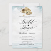 Schelpjes,Zee,Bruiloft Bridal Shower Kaart (Voorkant)