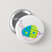 schelpnagel ronde button 5,7 cm (Voorkant /achterkant)