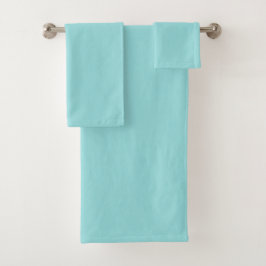 Schelpschelp Blauw Groen Lente Seizoen Effen Kleur Bad Handdoek